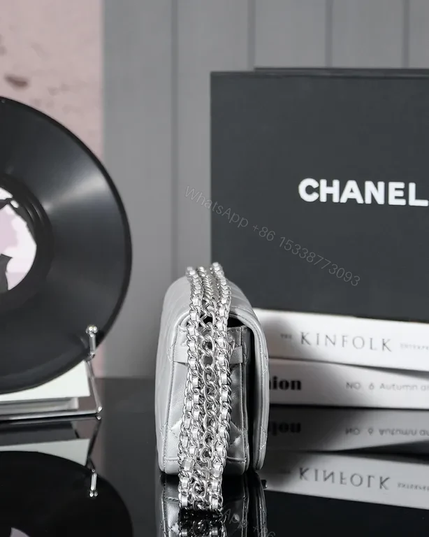 View 2 of Chanel-Style Quilted Metallic Mini Bag: Day-to-Night Sophistication