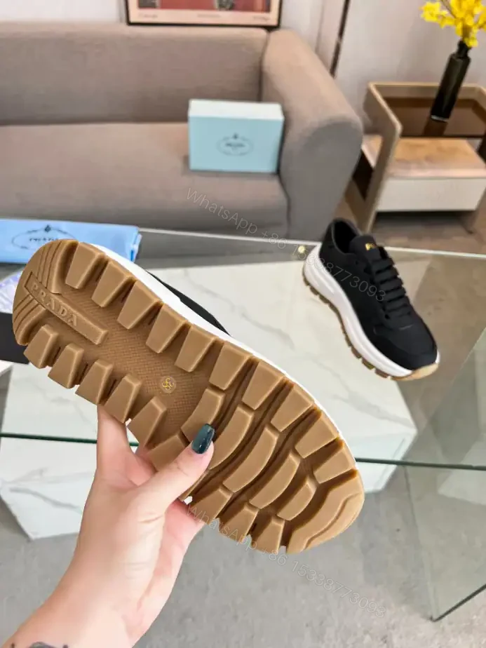 View 4 of PRAX 01 DELAVÉ SUEDE AND RE-NYLON SNEAKERS – PRD047