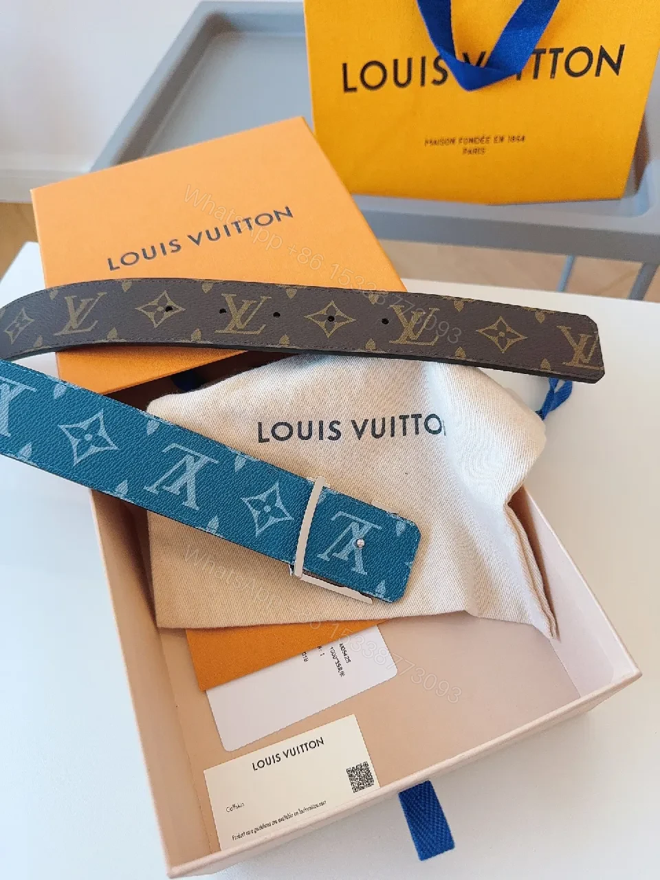 View 7 of Monogram Luxe Belt: Iconic Luxury Style, Adjustable Comfort