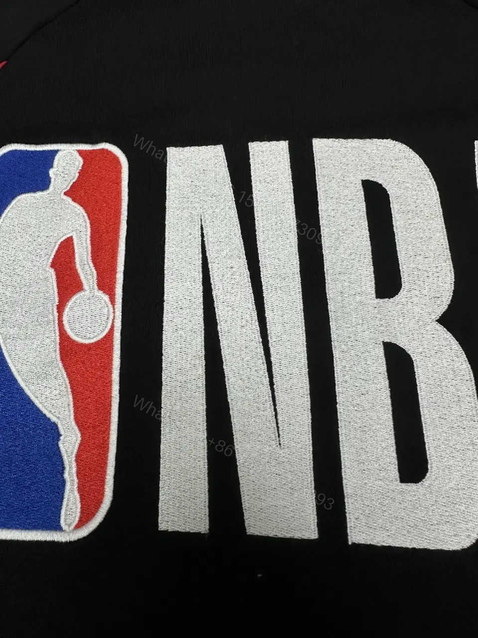 View 5 of Bold Black-White-Red Jersey: Premium Streetwear Comfort