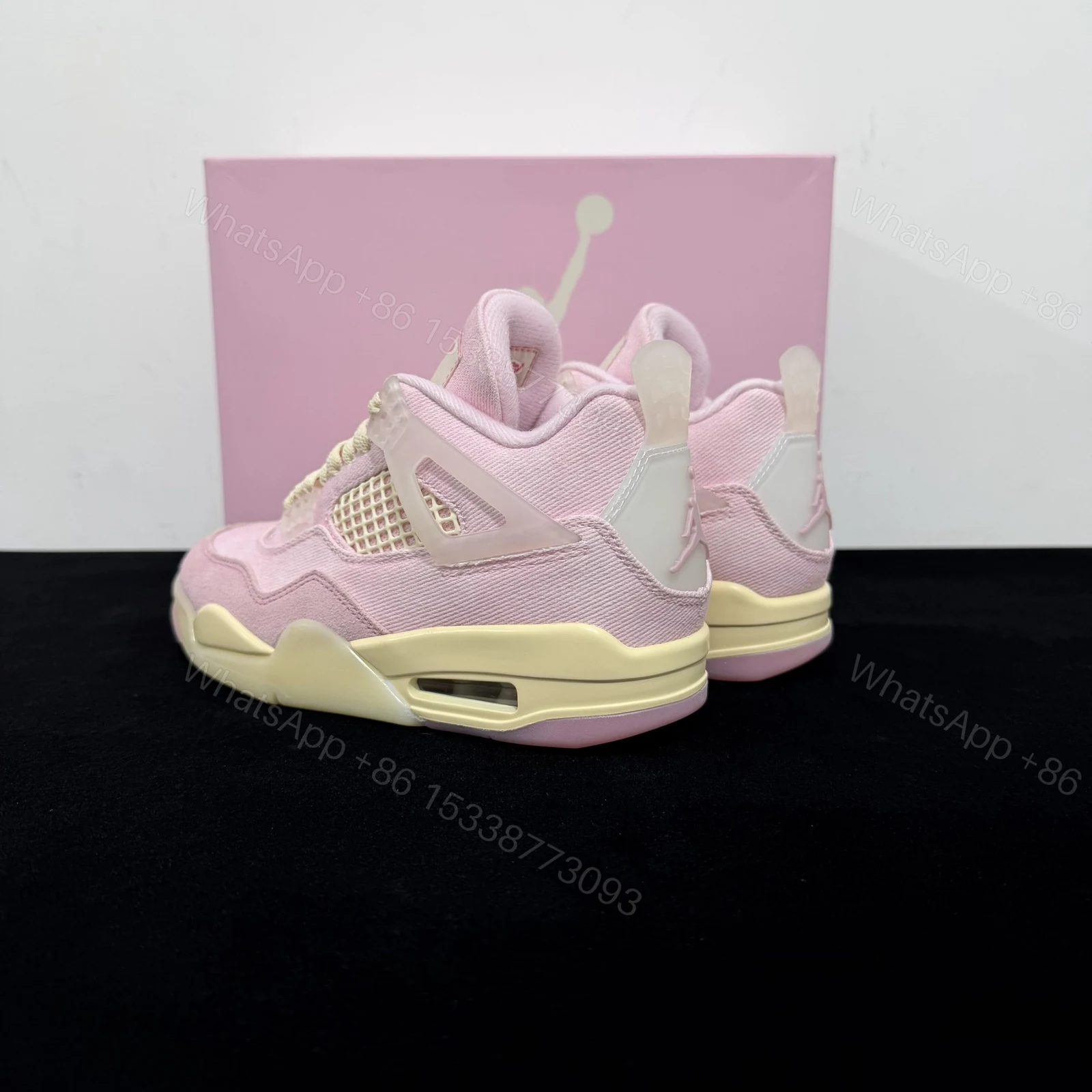 View 5 of Air Jordan 4 Pearl Pink and Iced Carmine Reps