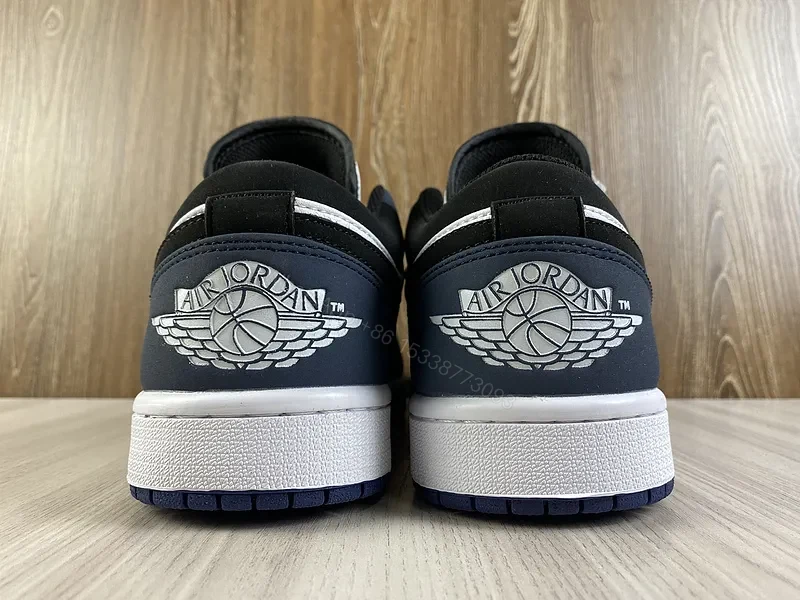 View 7 of Premium Blue-White Leather Sneakers: Designer-Style Comfort
