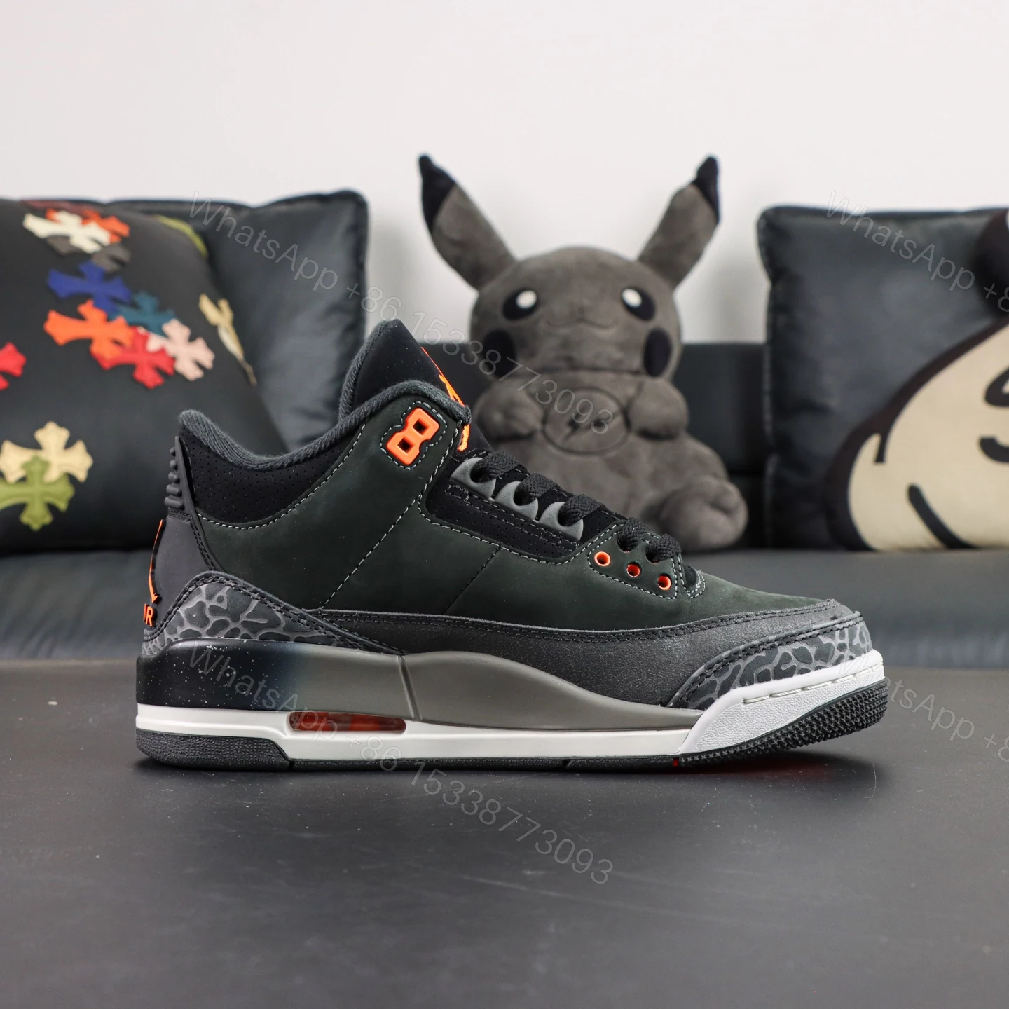 View 2 of Jordan 3 Retro Fear Pack (2023)