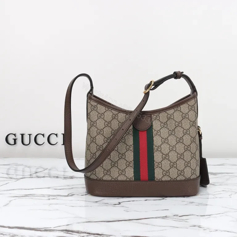View 7 of G GG Supreme Shoulder Bag: Signature Craft & Versatility