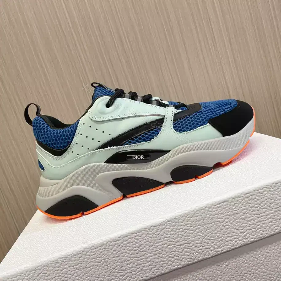 B22 SNEAKER TECHNICAL MESH WITH AND CALFSKIN – CD127 — view 1