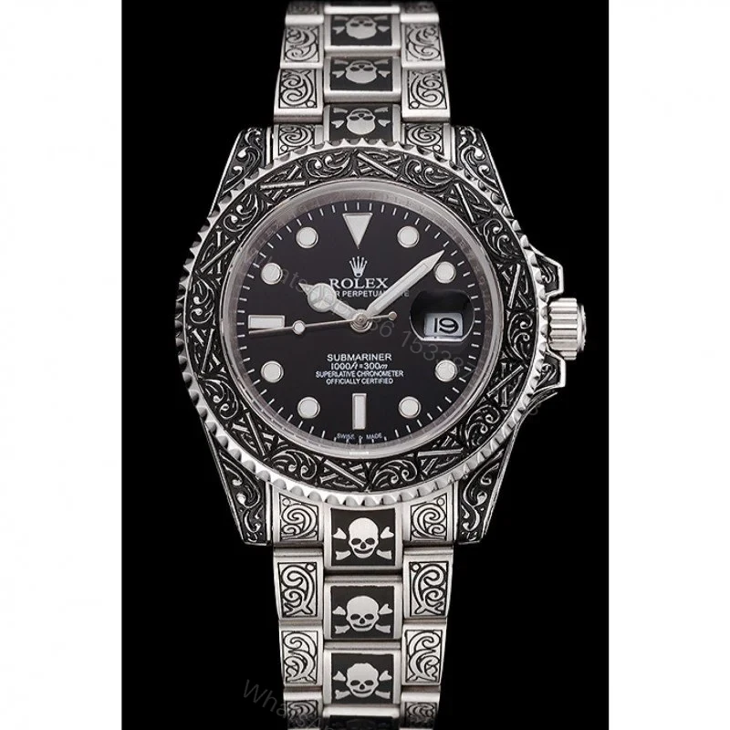 View 2 of Superclone Rolex Submariner Black Dial 1454090