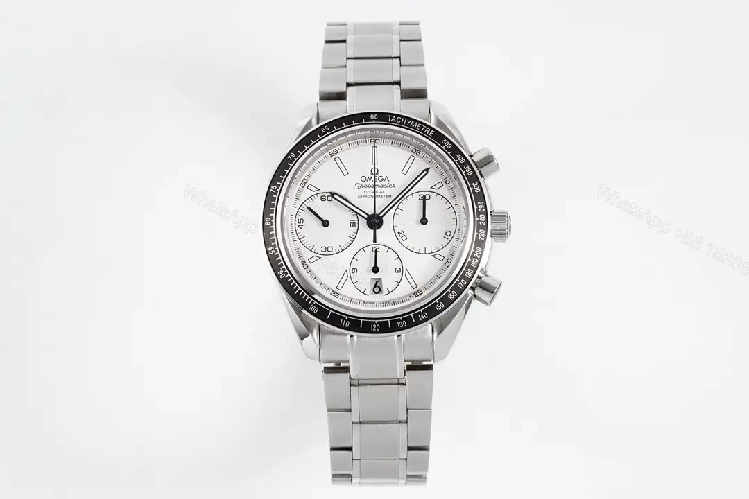Omega Speedmaster Professional 326.32.40.50.06.001 Chronograph Watch Silver Stainless Steel with White Dial — view 1