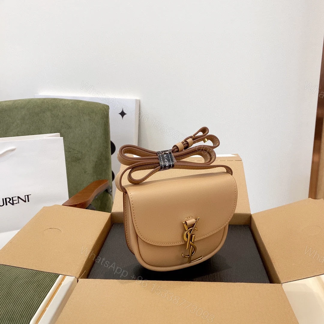 View 3 of Ysl Kaia Small Brown