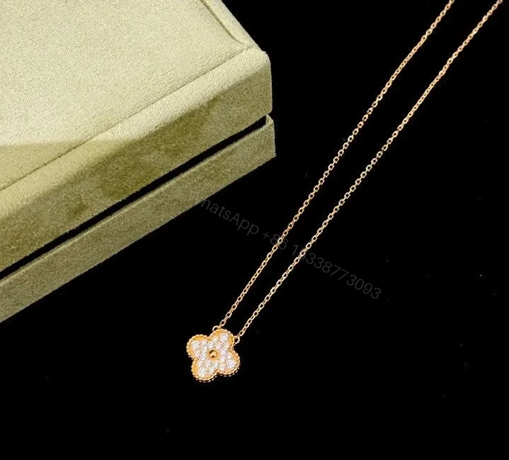 View 5 of Van Cleef Dupe Vintage Alhambra Pendant Necklace 5396