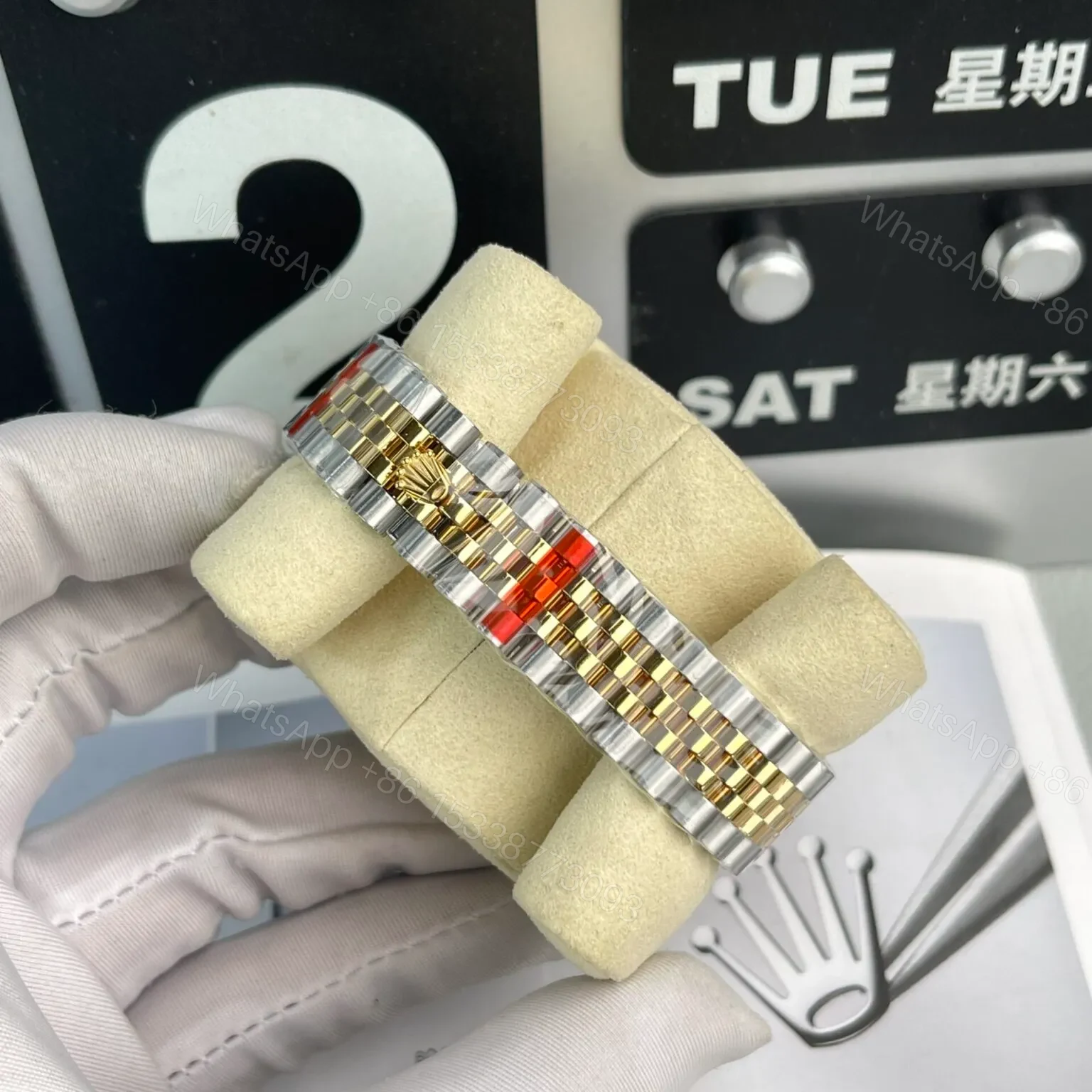 View 8 of Replica Rolex Datejust Champagne Dial 116243 36mm