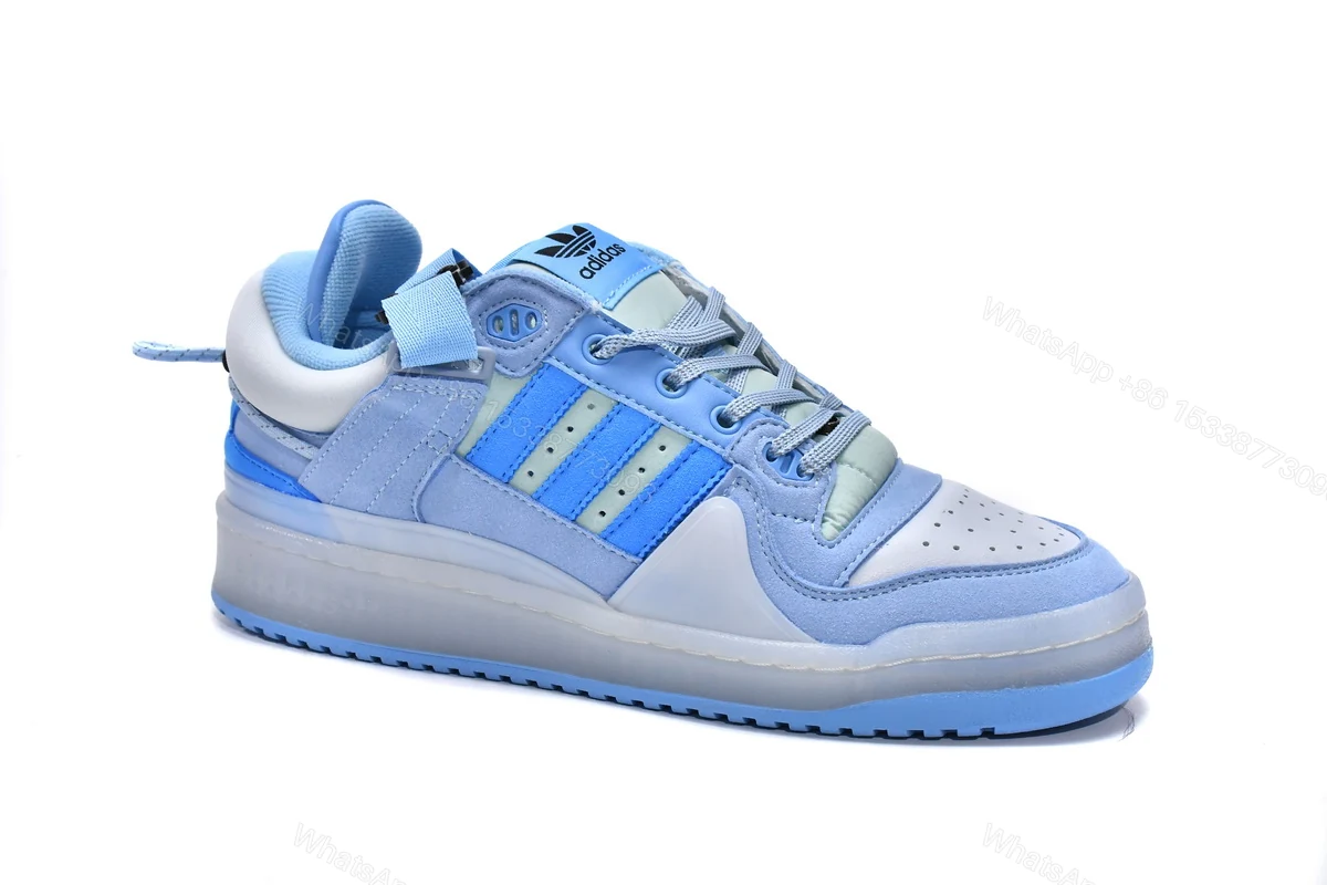 View 8 of adidas Forum Buckle Low Bad Bunny Blue Tint GY9693