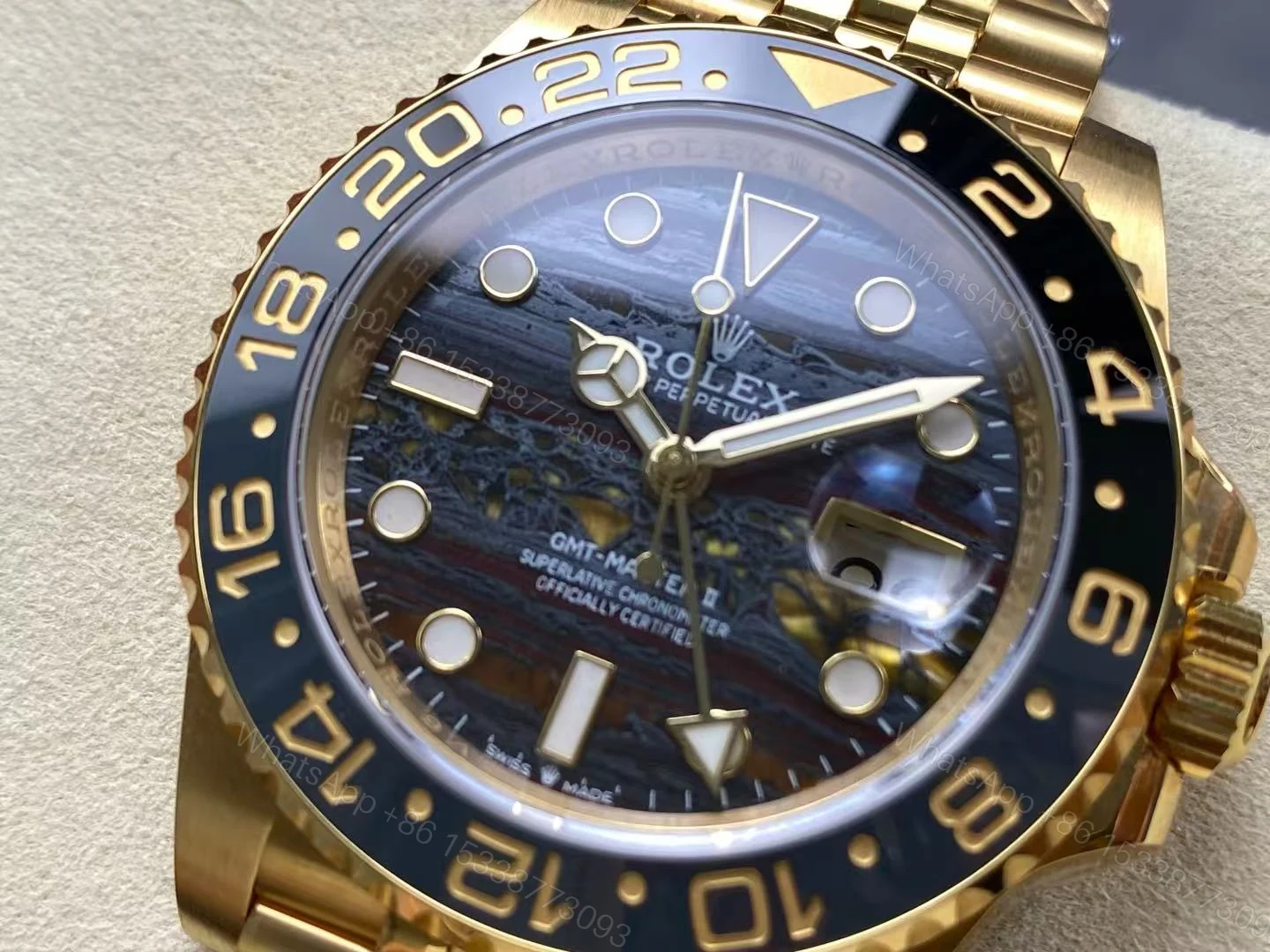 View 13 of Super Clone Replica GMT-Master II Tiger Iron Dial (2025)