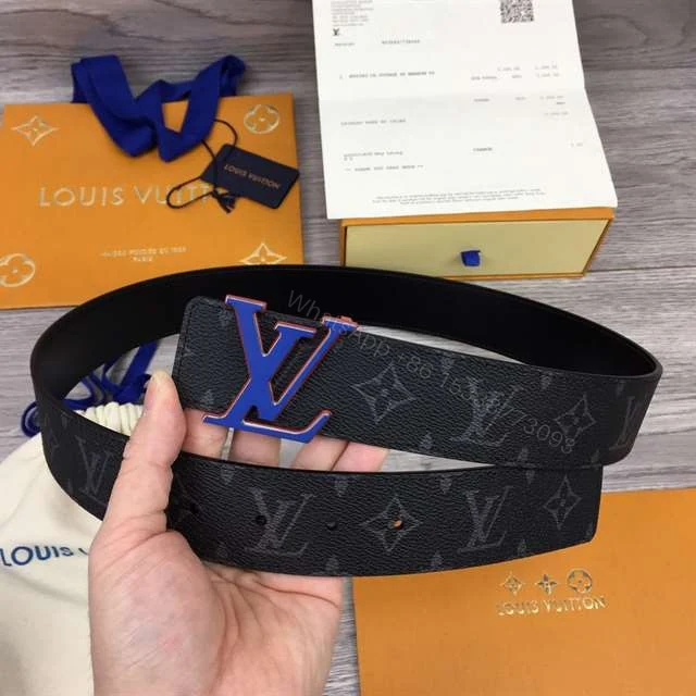 View 10 of LOUIS VUITTON INITIALES 40MM REVERSIBLE MONOGRAM CANVAS BELT – B83