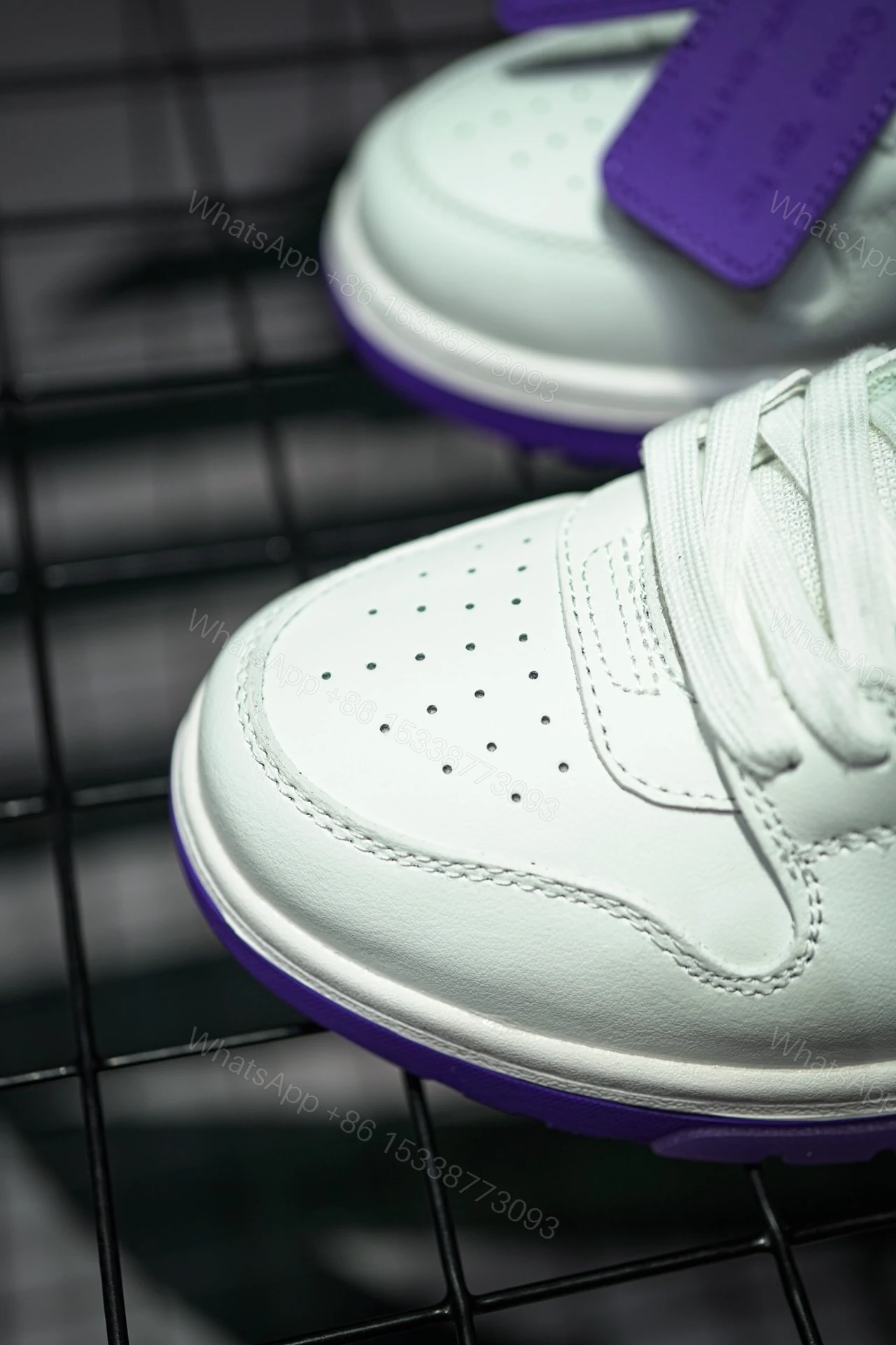 View 7 of OFF-WHITE Out Of Office White Purple