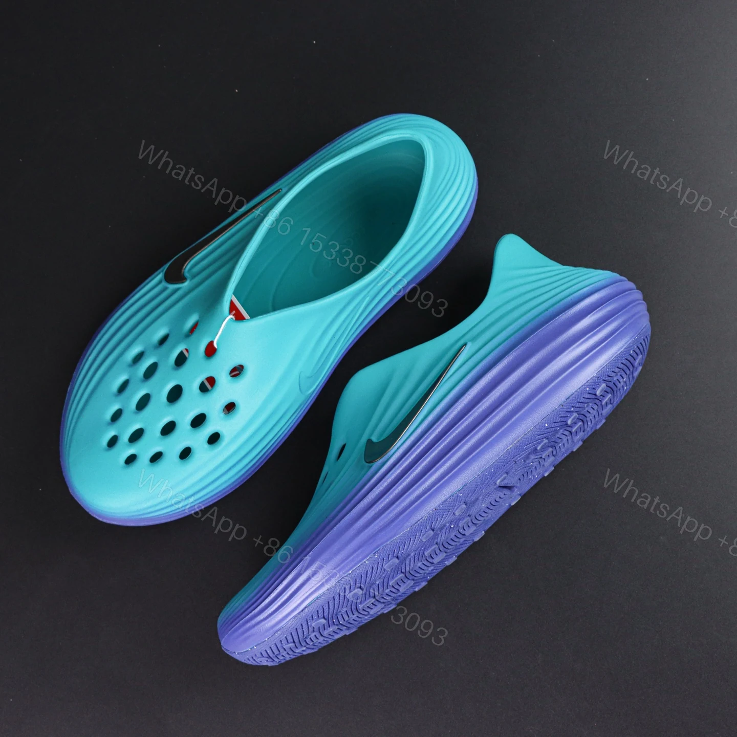 View 9 of Nike ReactX Rejuven8 Perforated Blue