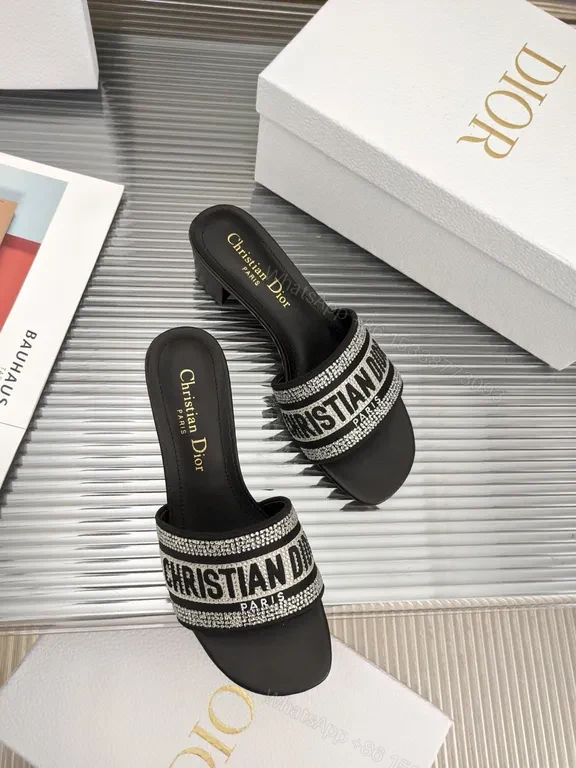 View 3 of Chic Dior Sparkle Slides: Luxury Everyday Footwear