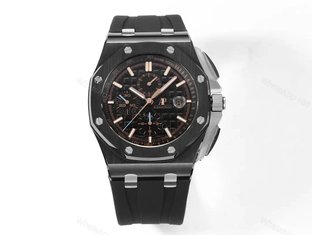 KZ Factory Audemars Piguet Royal Oak Offshore Black Ceramic Chronograph Watch — view 1