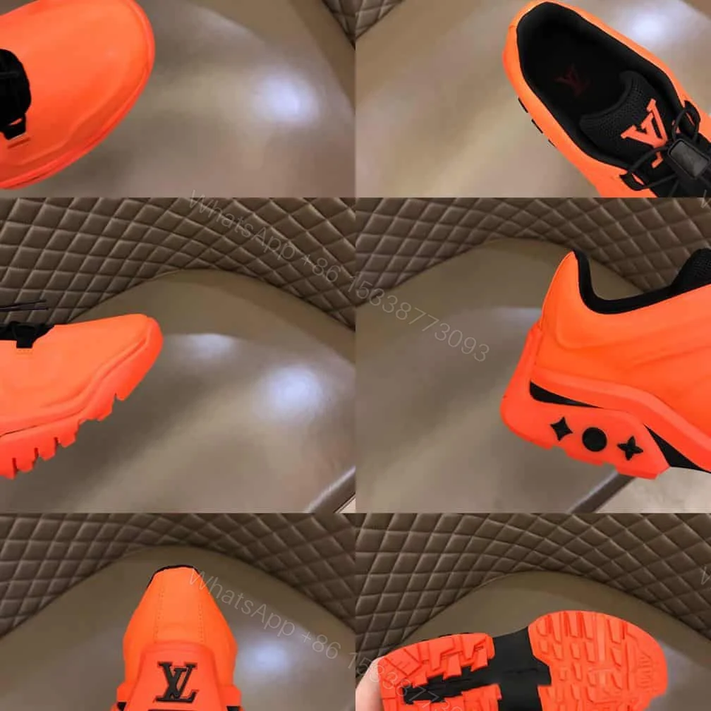 View 6 of Louis Vuitton Millenium Sneakers In Orange – LV272