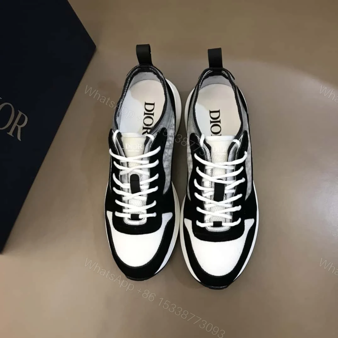 View 9 of DIOR B25 OBLIQUE BLACK SUEDE RUNNER – CD37