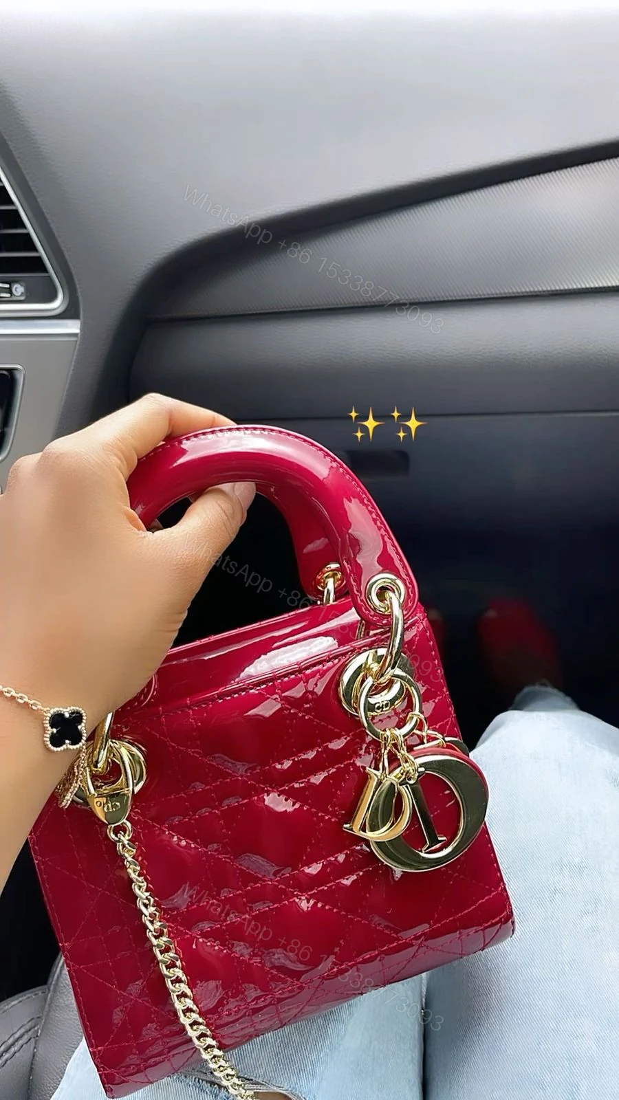 View 7 of First Copy Lady Dior Signature Small Bag