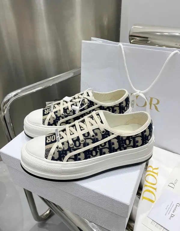 View 8 of Monochrome Dior Patterned Low-Top Sneakers: Couture Comfort