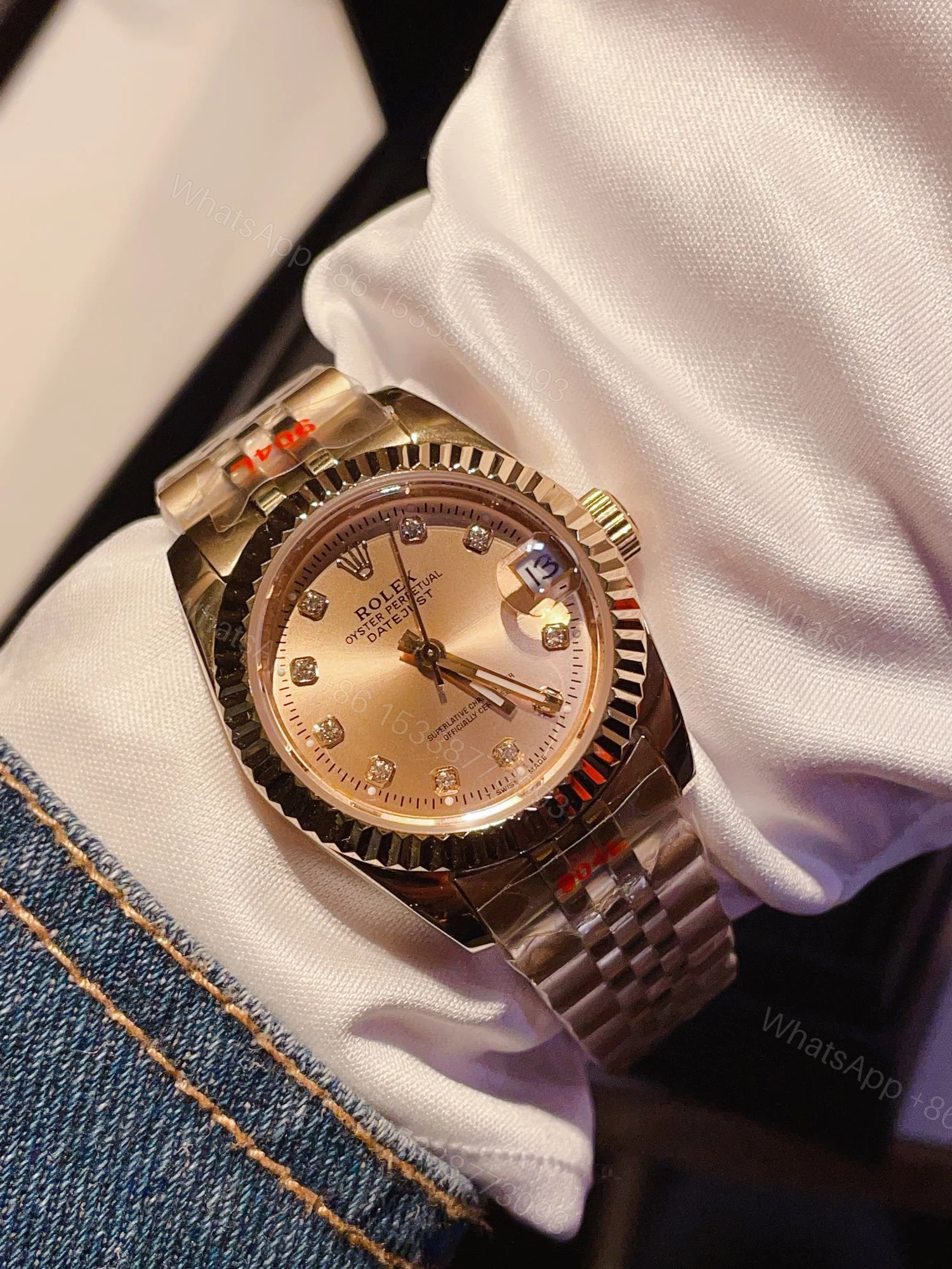 View 7 of Rolex Datejust 31 Gold 40Mm