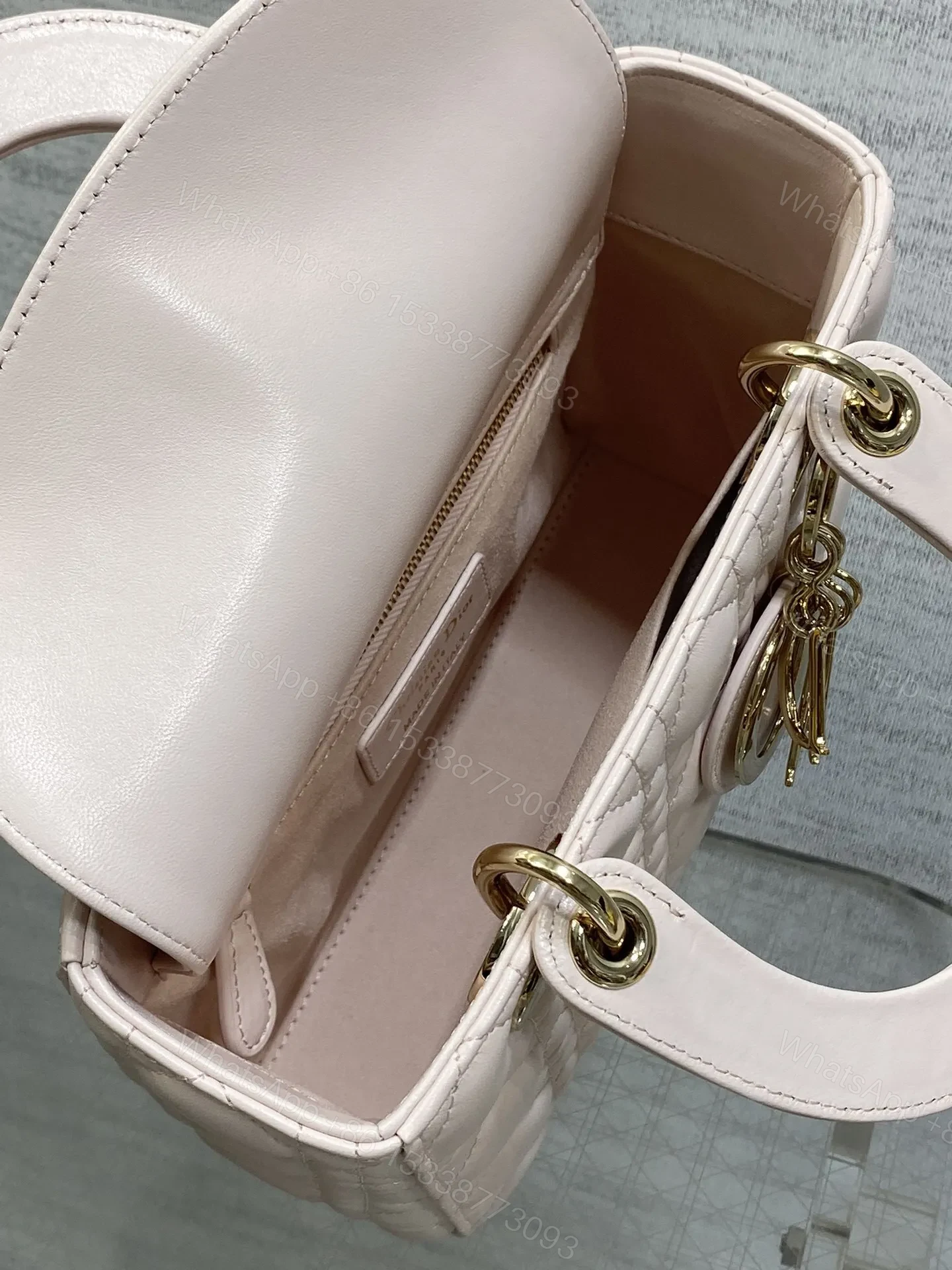 View 8 of Dior Saddle small Pink colour