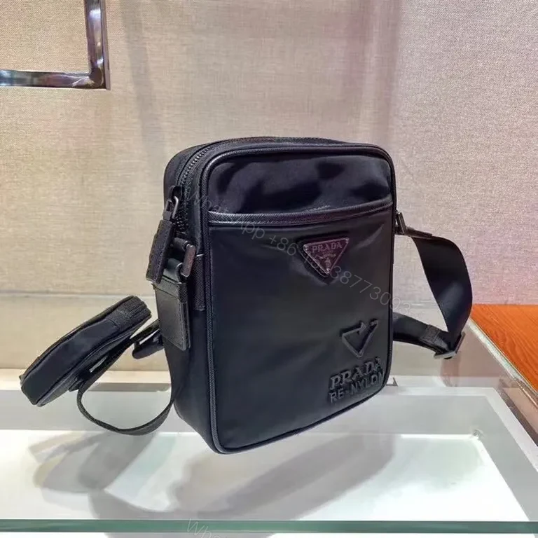 View 5 of Black Re-Nylon Prada Crossbody: Minimal Luxury, Everyday Versatility