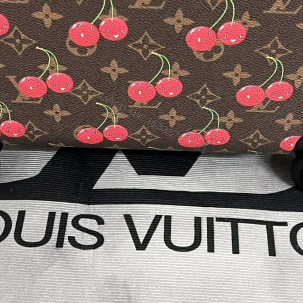 View 5 of LOUIS VUITTON X TAKASHI MURAKAMI HORIZON 55 MONOGRAM CHERRY 55CM M13789
