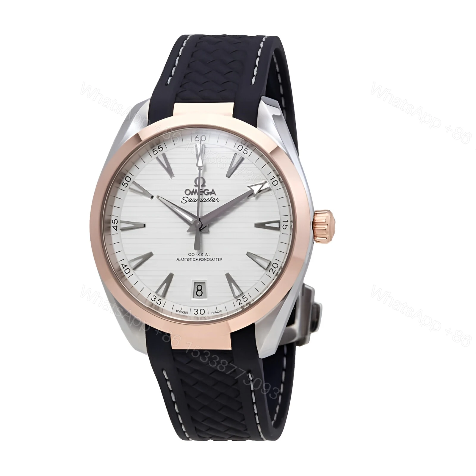 View 2 of Omega Seamaster Silver Dial Replica