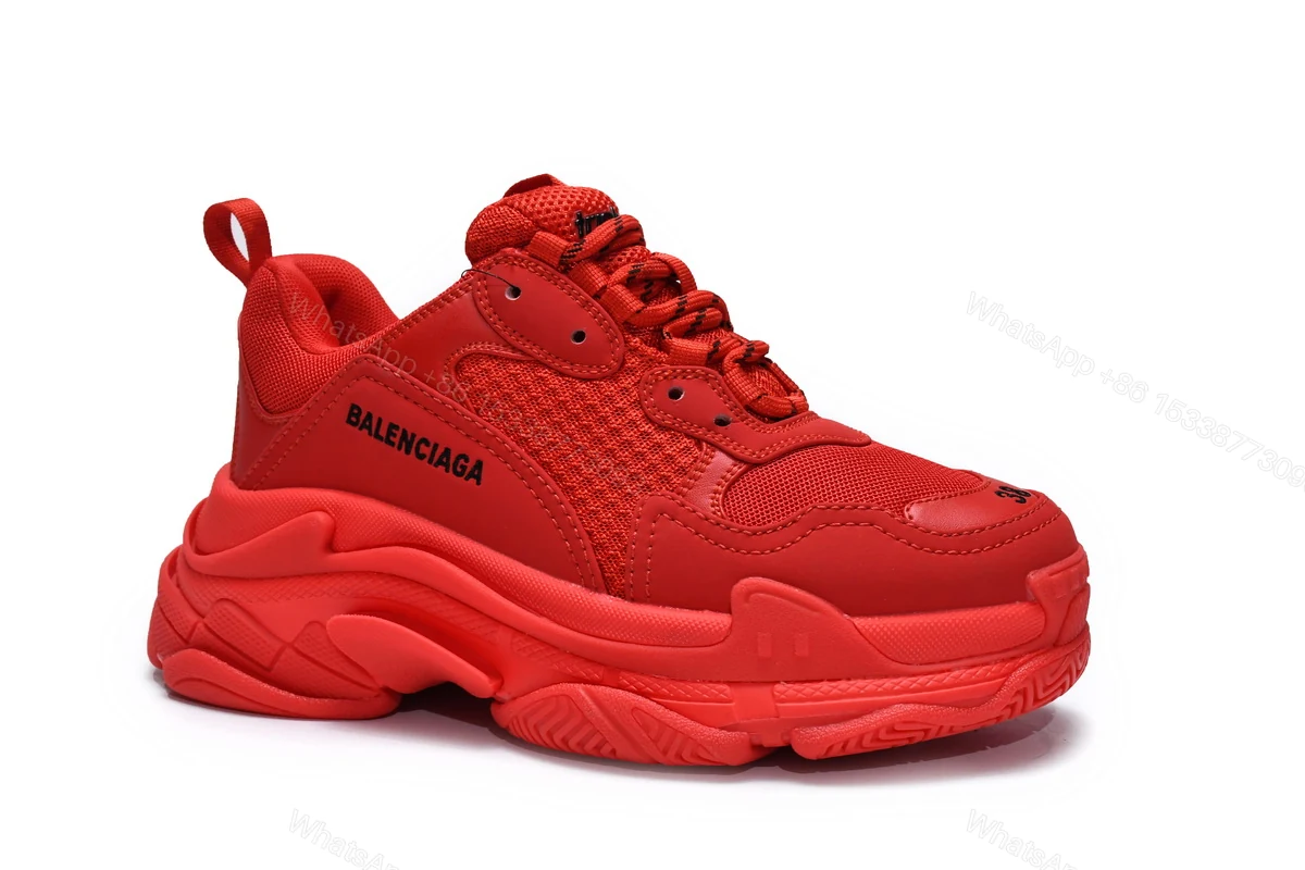 View 2 of Balenciaga Triple S Dark Red 536737 W2FA1 9012