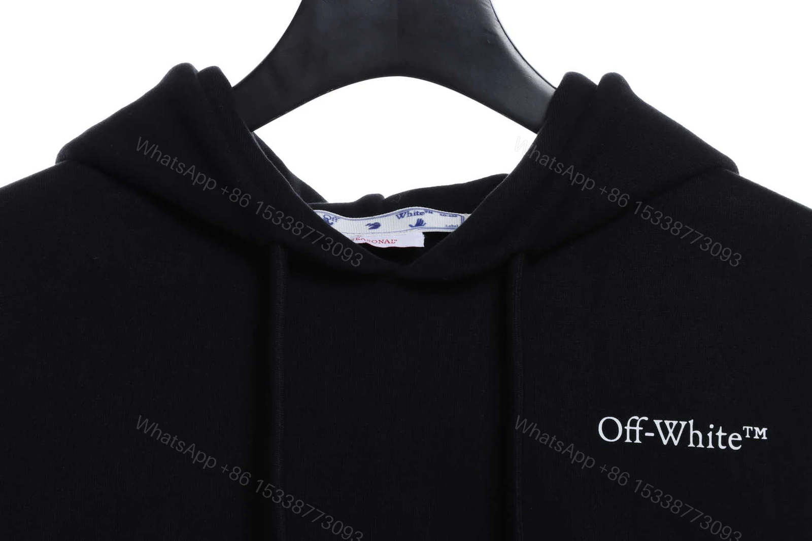 View 5 of Off-White Vintage Classical Religious Oil Painting Hoodie
