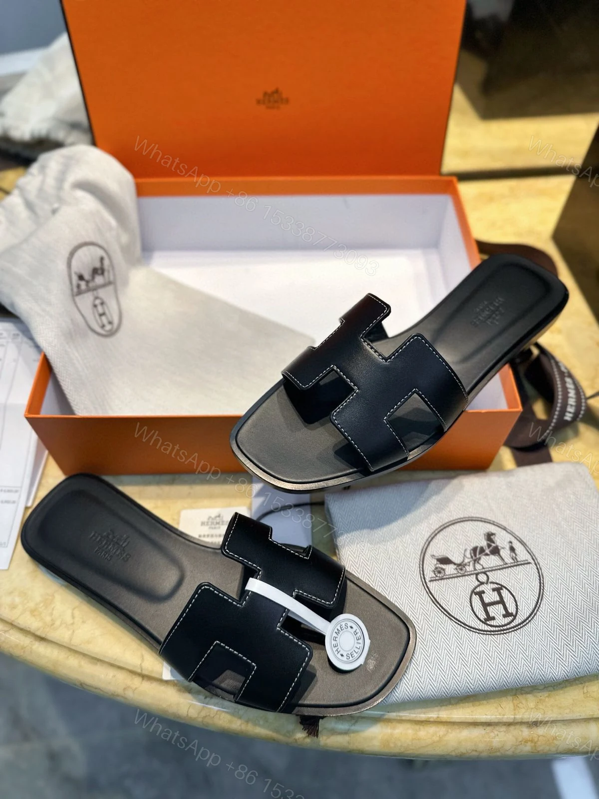 View 2 of FIRST COPY HERMES ORAN SANDAL