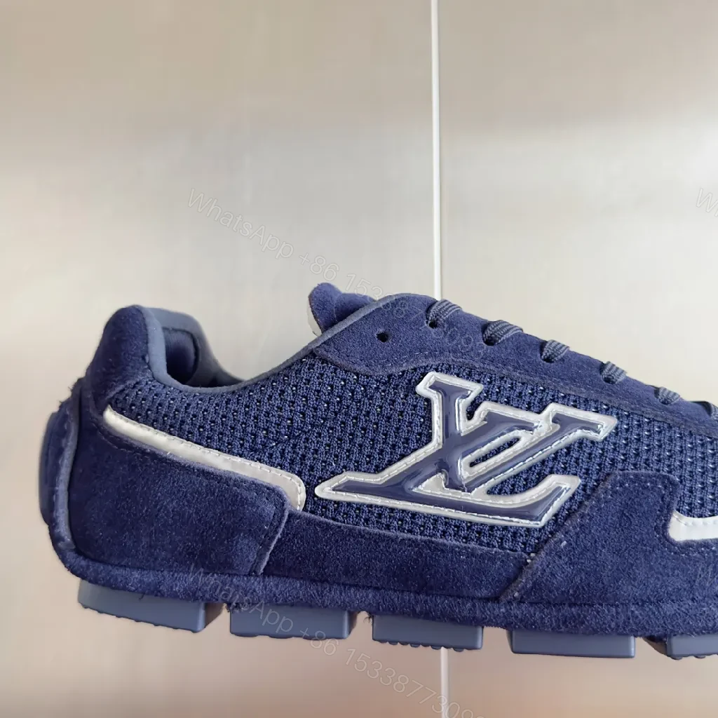 View 5 of Lightweight Mesh & Suede Luxe Sneakers with Subtle Detail