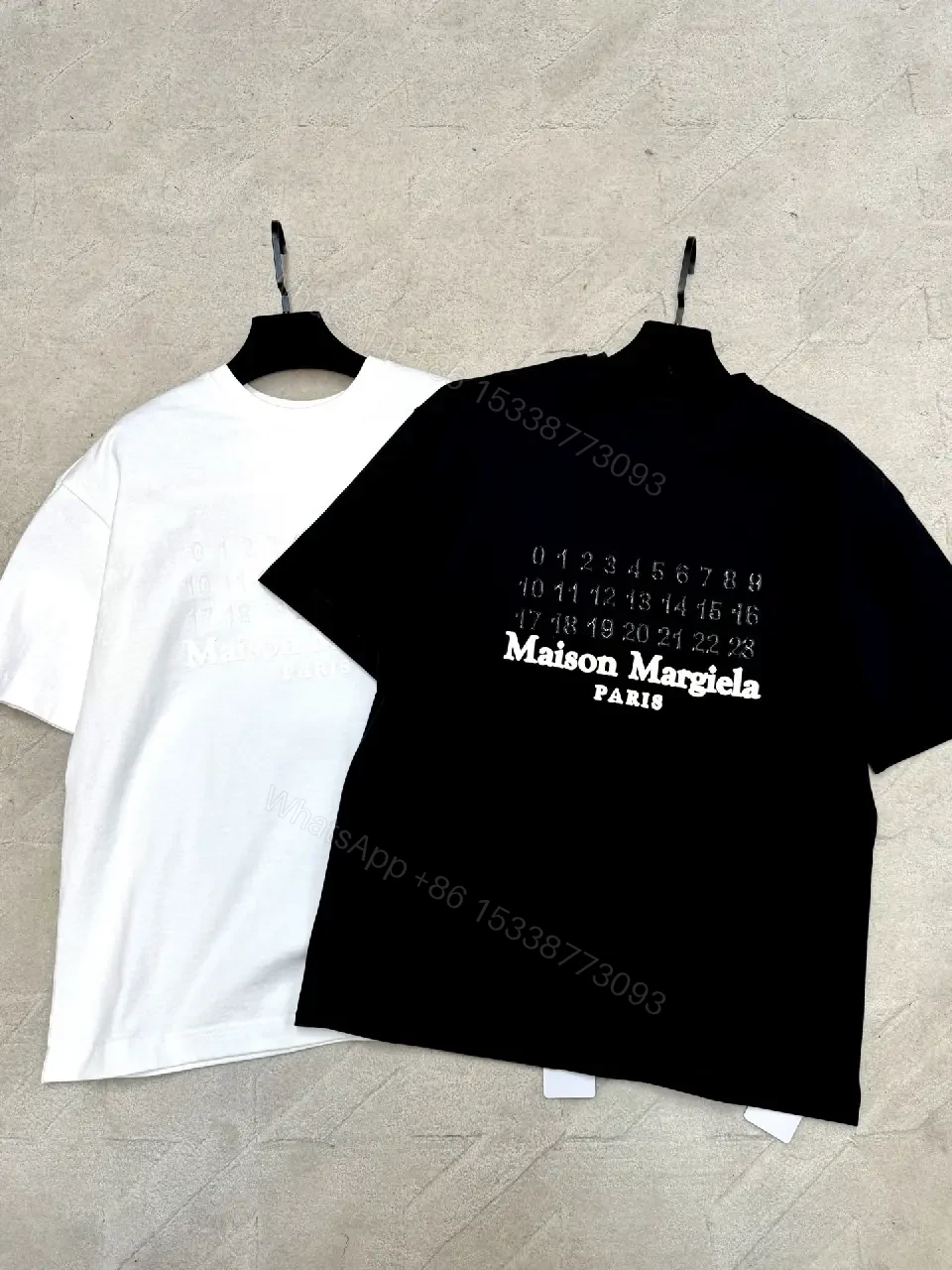 View 5 of Black Cotton Crew Neck Tee: Subtle Embroidery, Luxury Wear