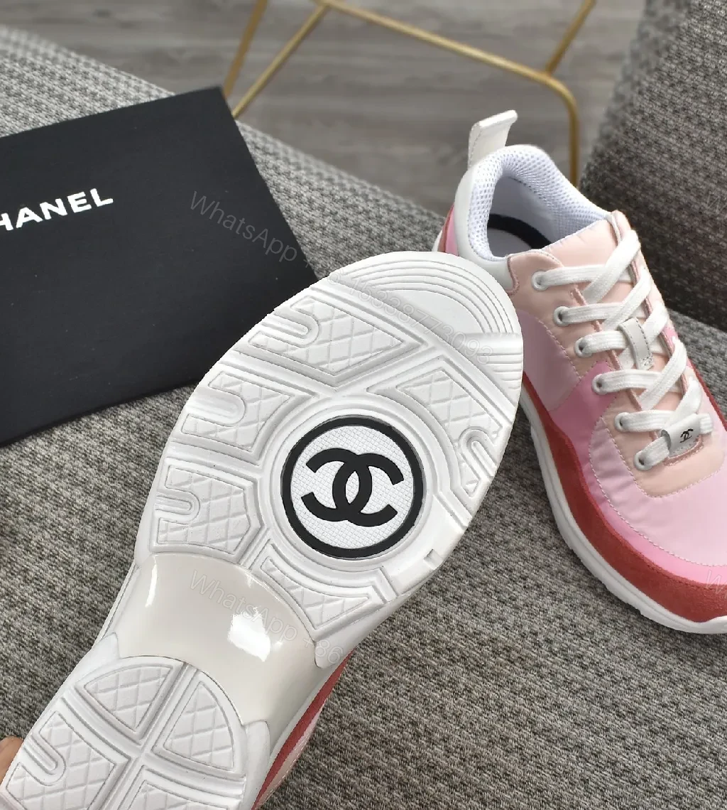 View 4 of Pink Suede & Leather High-Top Sneakers with Cushioned Comfort