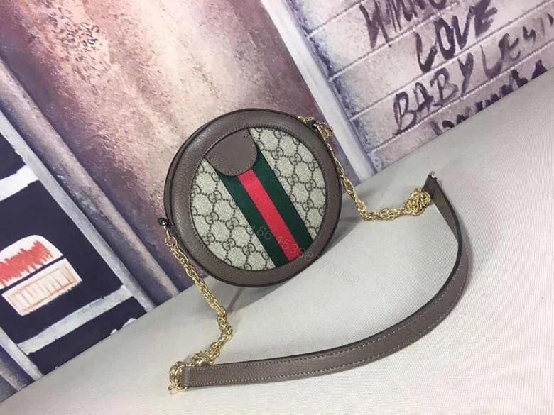 View 2 of Gucci Ophidia GG mini round Shoulder bag women