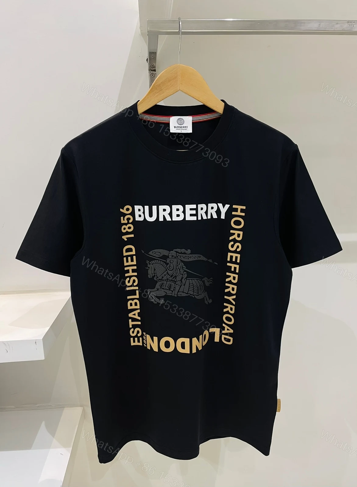 FIRST COPY BURBERRY IMPORTED CREW NECK SUMMER T-SHIRT — view 1
