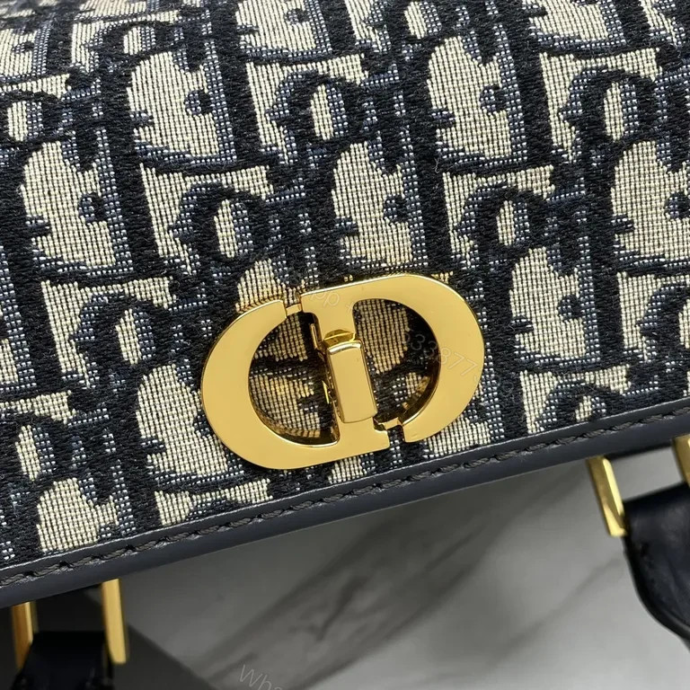 View 8 of Dior-Inspired Satchel: Structured Leather-Trim Everyday Luxury