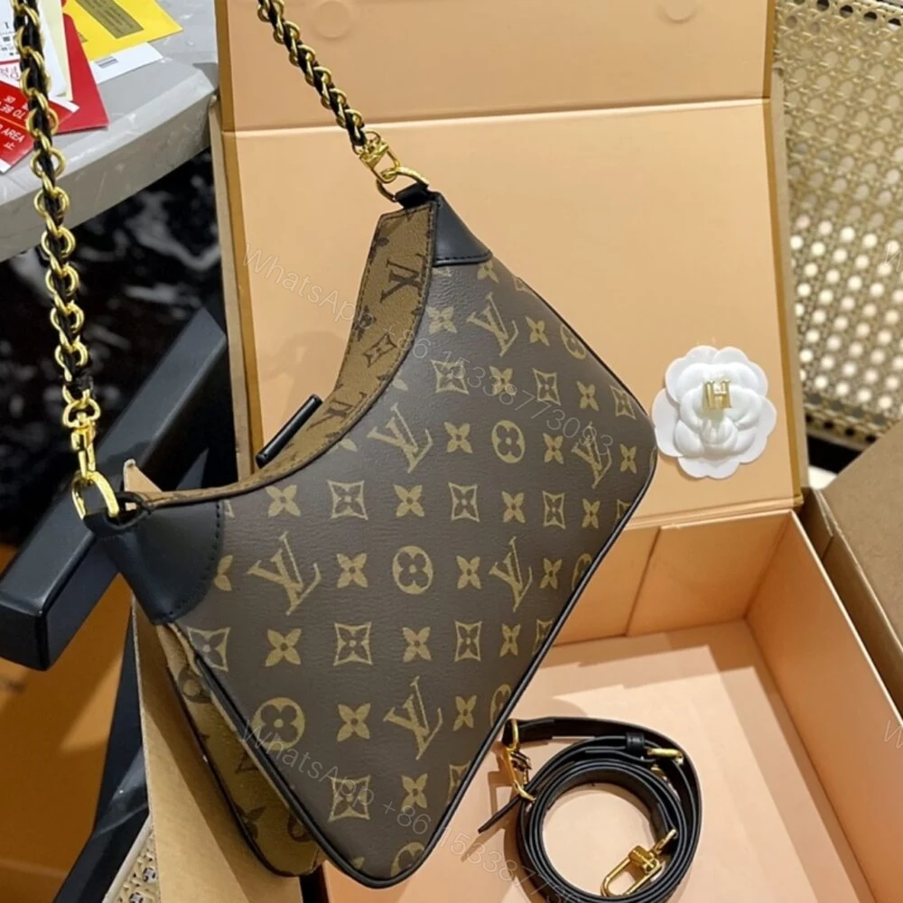 View 7 of Louis Vuitton LV Twinny Monogram Canvas Brown 27Cm M46659