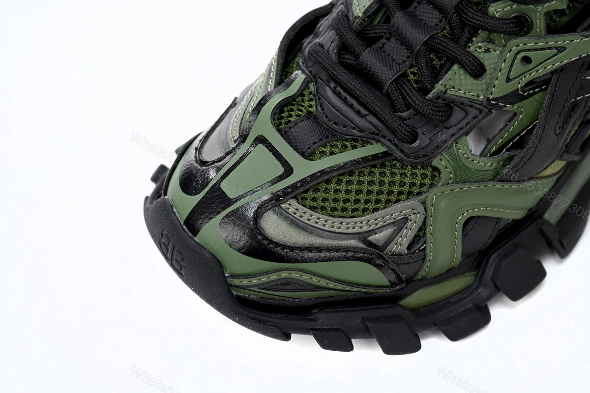 View 5 of Balenciaga Track 2 Sneaker Military Black 568614 W3AE1 2311