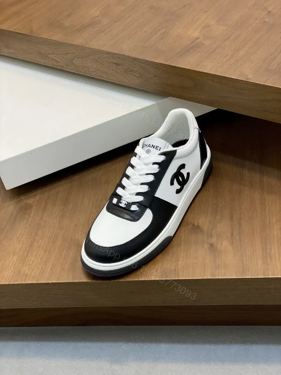 View 8 of Monochrome Luxe Low-Top Sneakers: Signature Comfort