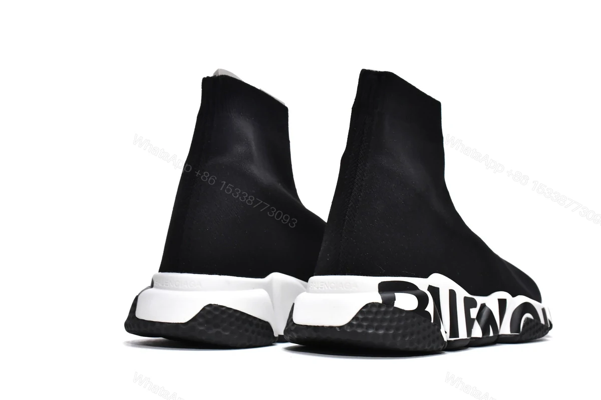 View 4 of Balenciaga Speed Black(black letters)