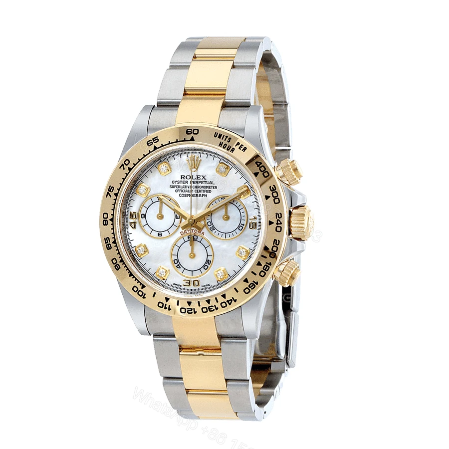 View 2 of Rolex Cosmograph Daytona 116500LN Super Clone: 40mm Steel Mother of Pearl Dial