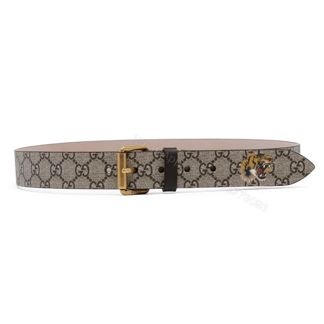 GUCCI TIGER PRINT GG SUPREME BELT – B40 — view 1
