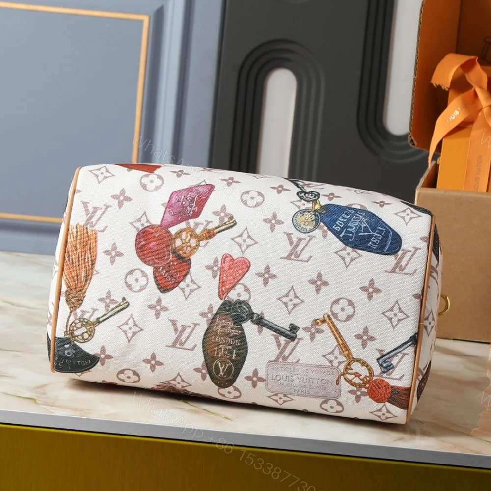 View 5 of Louis Vuitton Speedy 30 Soft Cream 30Cm M29377