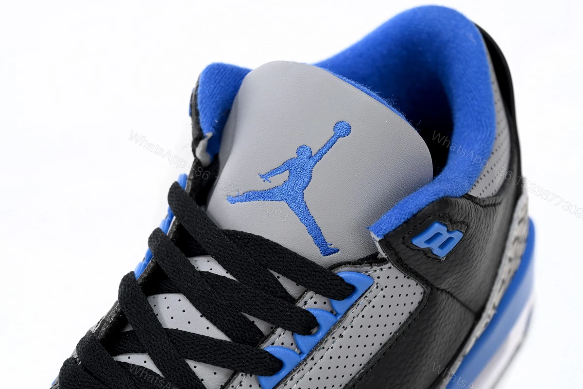 View 10 of Air Jordan 3 Sport Blue 136064-007