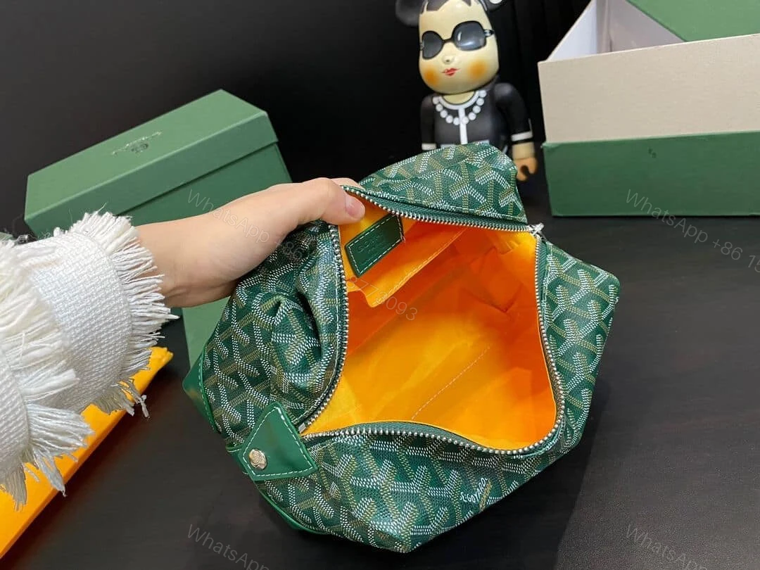 View 3 of GOYARD BOWLING 25 TOILETRY BAG GREEN 23CM BOWLIN025TY09CL09P