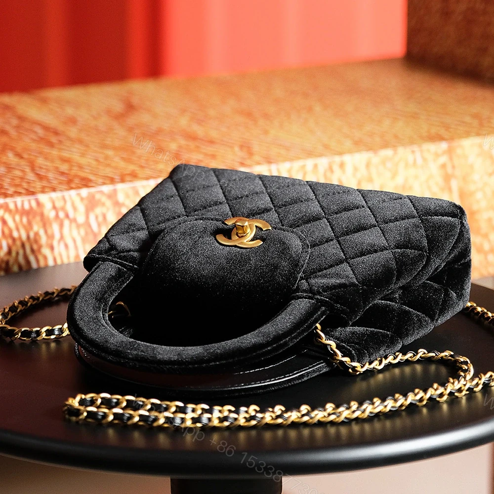 View 9 of 高仿Chanel*24A系列AS4416絲絨Mini斜挎包免檢版