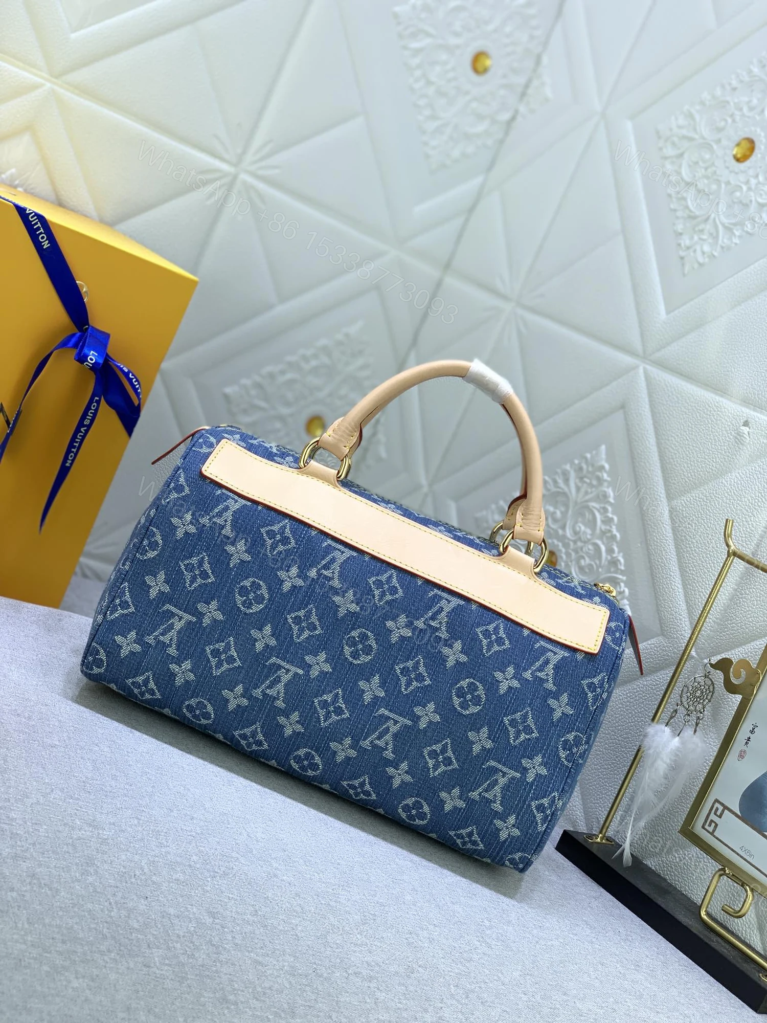 View 7 of LV Neo Speedy Denim Blue